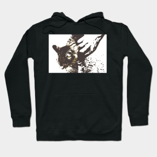 The man strokes the cat Hoodie